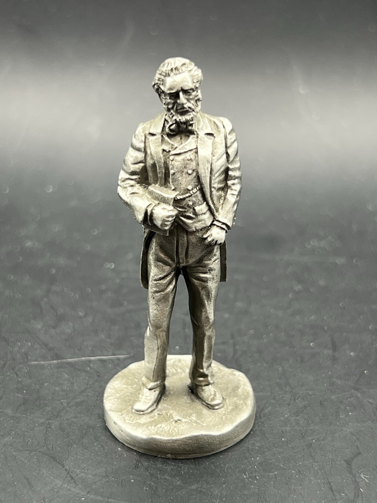 VIntage 1982 Brigham Young Mini Figurine Pewter NHS 2.5” VIntage 1982 Brigham Young Mini Figurine Pewter NHS 2.5”