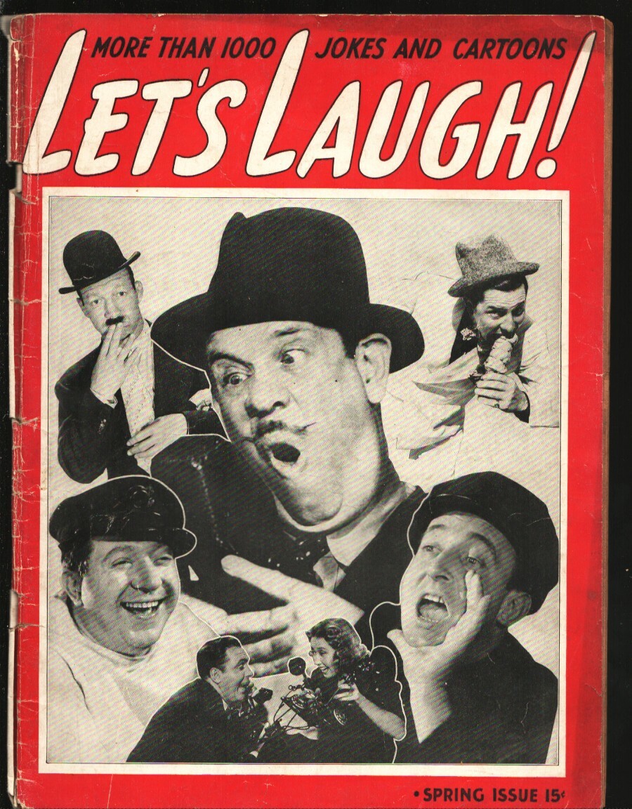 Let's Laugh #4 1938-Cartoons-gags-jokes-Sections include
