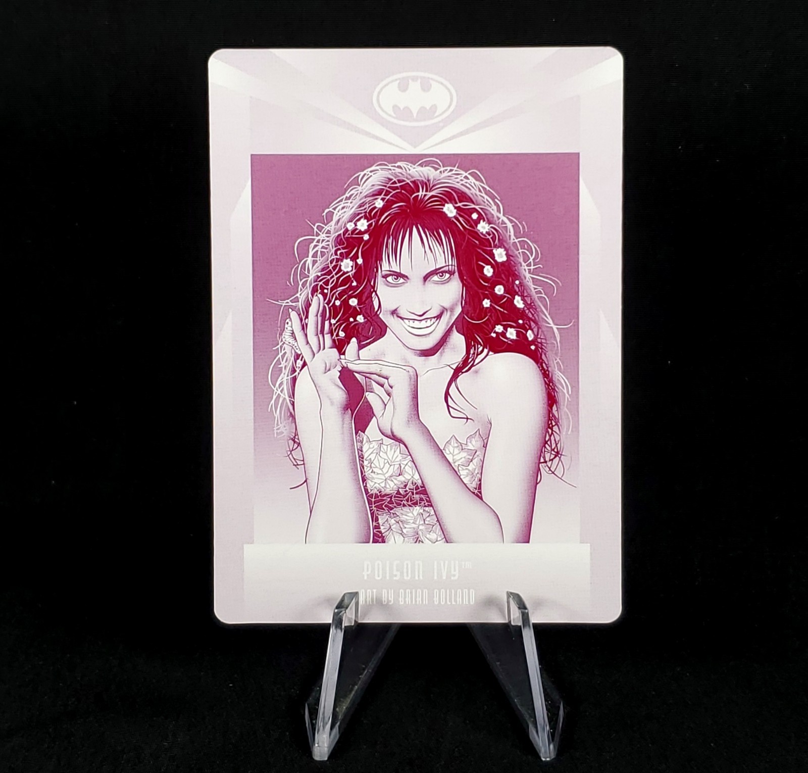 Poison Ivy 1/1 2024 Upper Deck Batman 85th Anniversary One of One Printing Plate