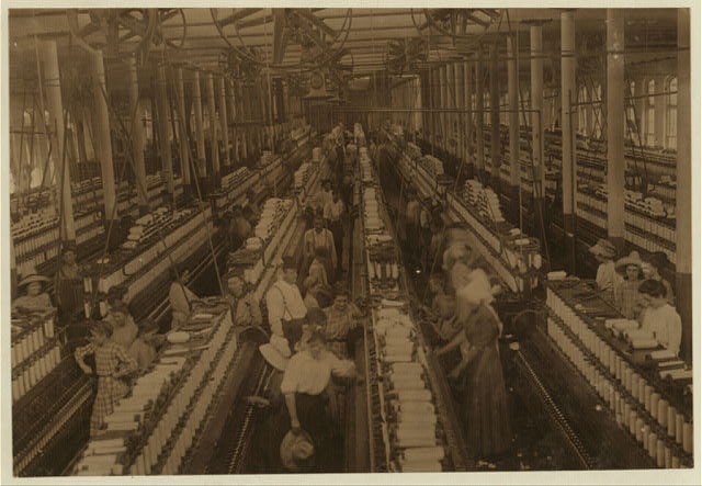 Magnolia Mississippi 1911 Cotton Mills Spinning Room Child Labor Hine