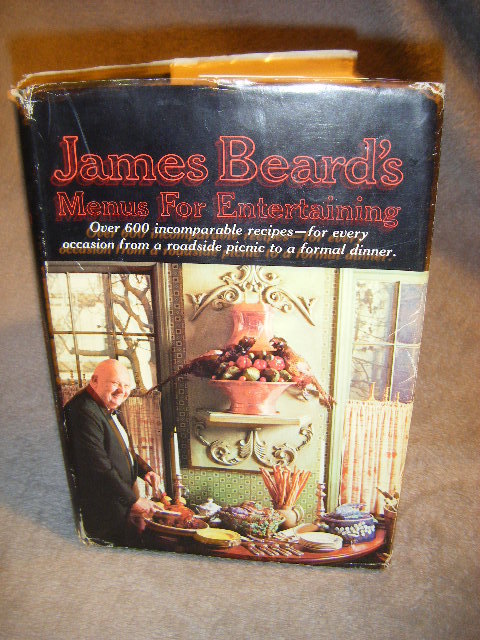 JAMES BEARD\'S MENUS FOR ENTERTAINING 1965 COOKBOOK JAMES BEARD\'S MENUS FOR ENTERTAINING 1965 COOKBOOK
