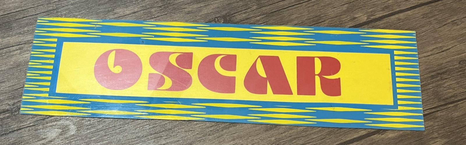 Vtg Oscar Arcade Gaming Marquee Sign 22