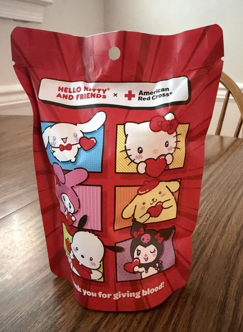 American Red Cross x Hello Kitty Plush Bag Blind Bag Unopened Sealed New 2026
