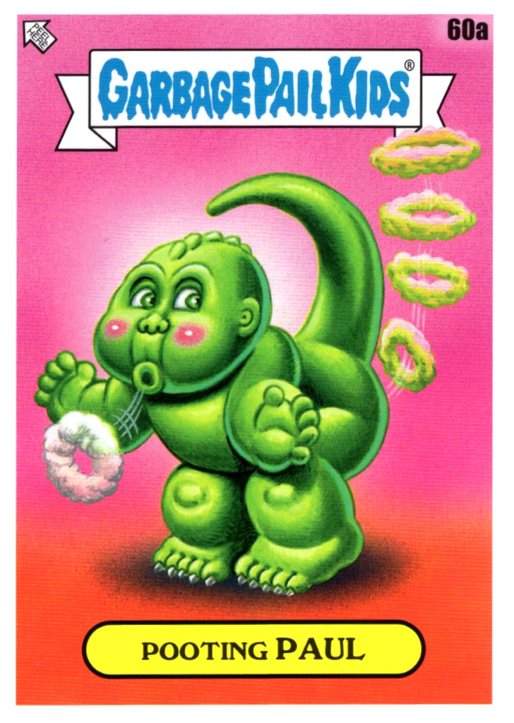 2023 GARBAGE PAIL KIDS GPK INTERGOOLACTIC MAYHEM BASE POOTING PAUL 60a NM