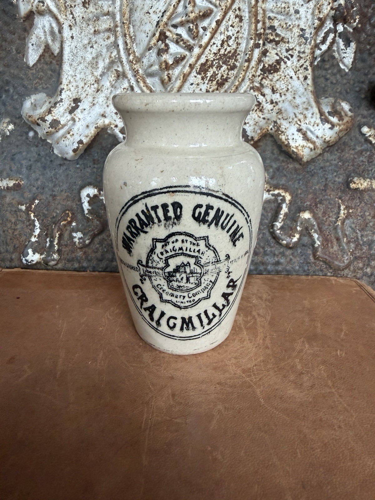 Antique Warranted Genuine Craigmillar Creamery Company, Scotland, c. 1900