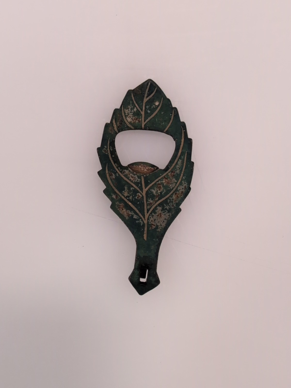 Vintage Green Leaf Bottle / Can Opener Made In Japan Vintage Green Leaf Bottle / Can Opener Made In Japan