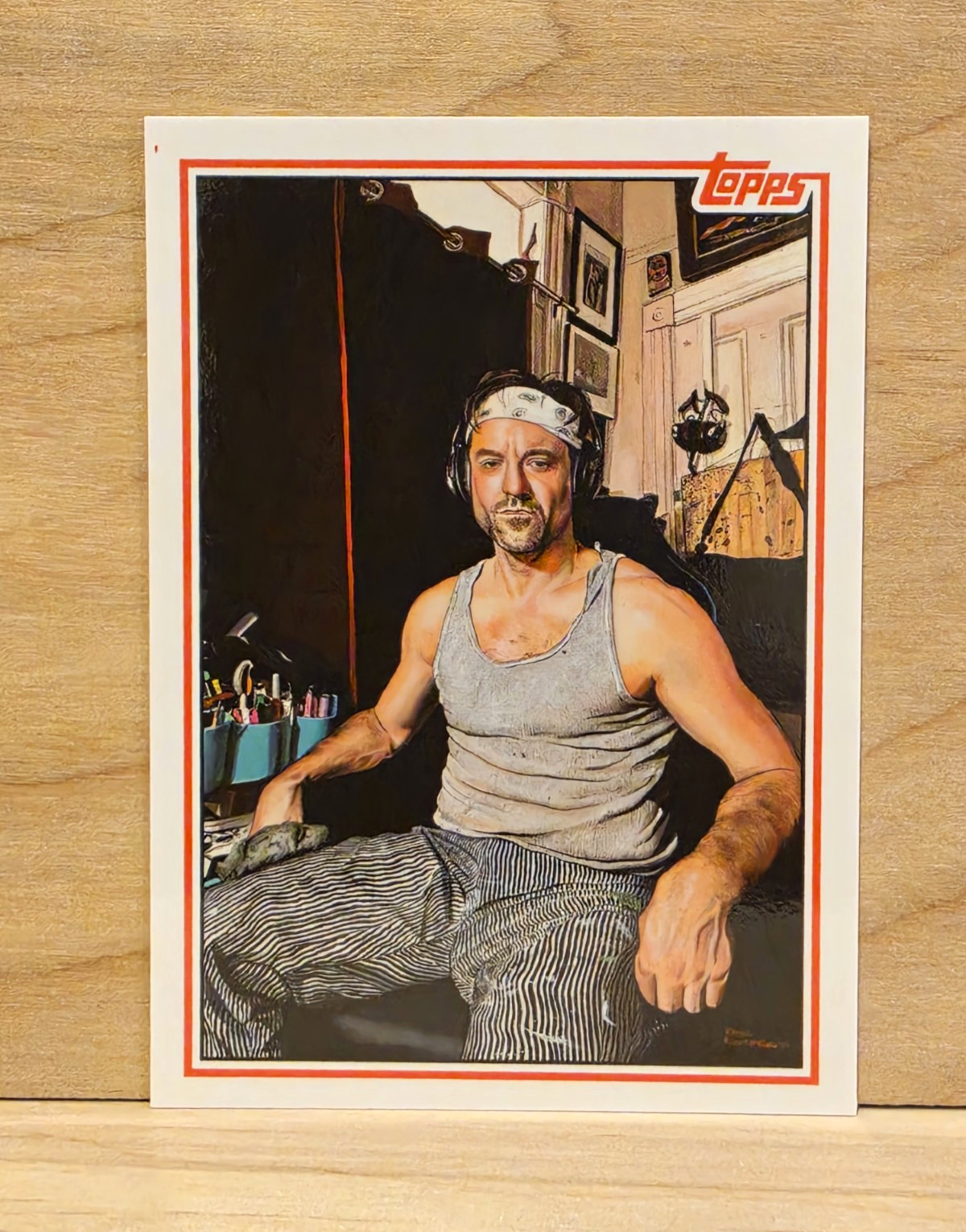 Topps 2024 Allen & Ginter Artist Portrait Crossword Natan Last AF-SSP Topps 2024 Allen & Ginter Artist Portrait Crossword Natan Last AF-SSP