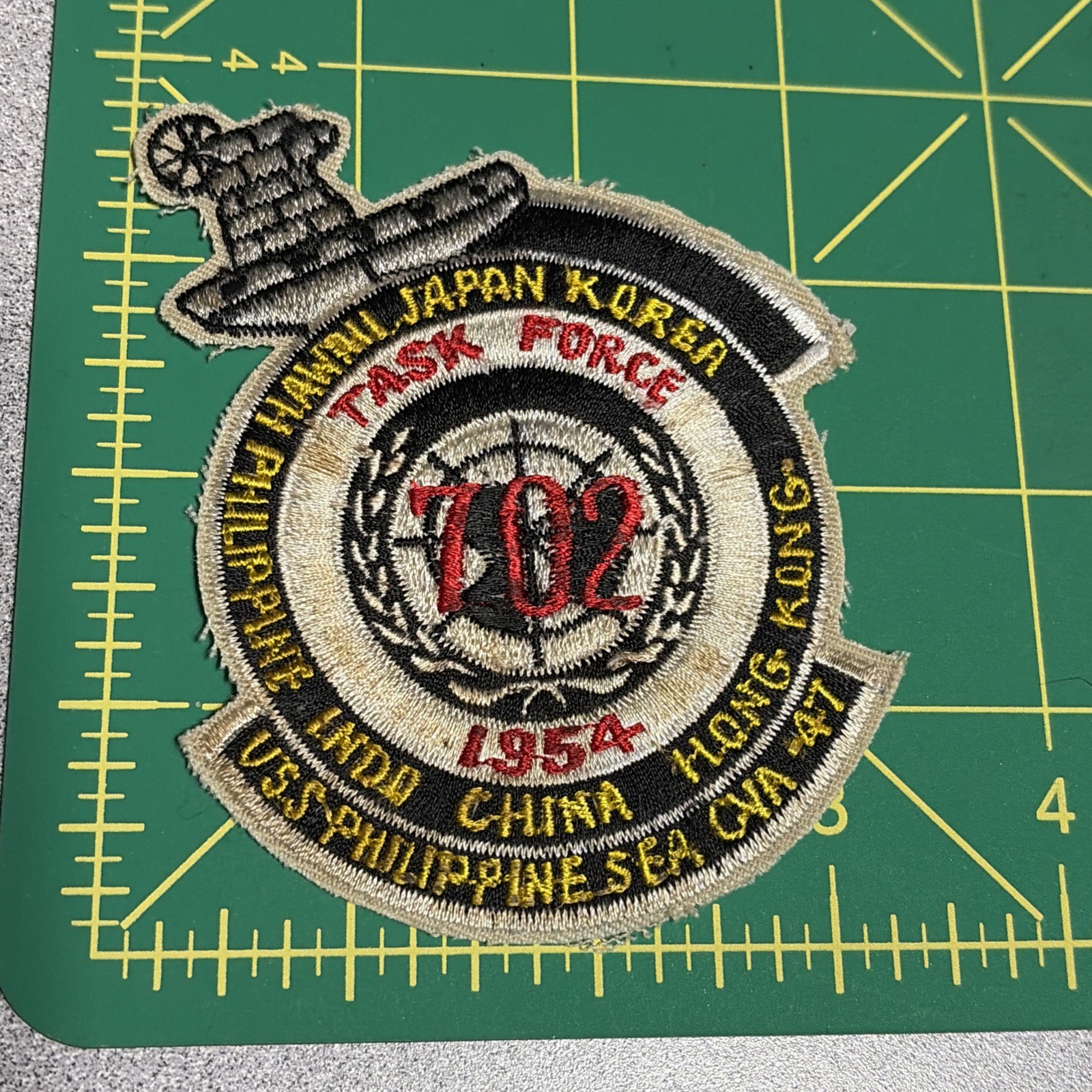 USS Philippine Sea CVA-47 1954 Task Force 702 Patch