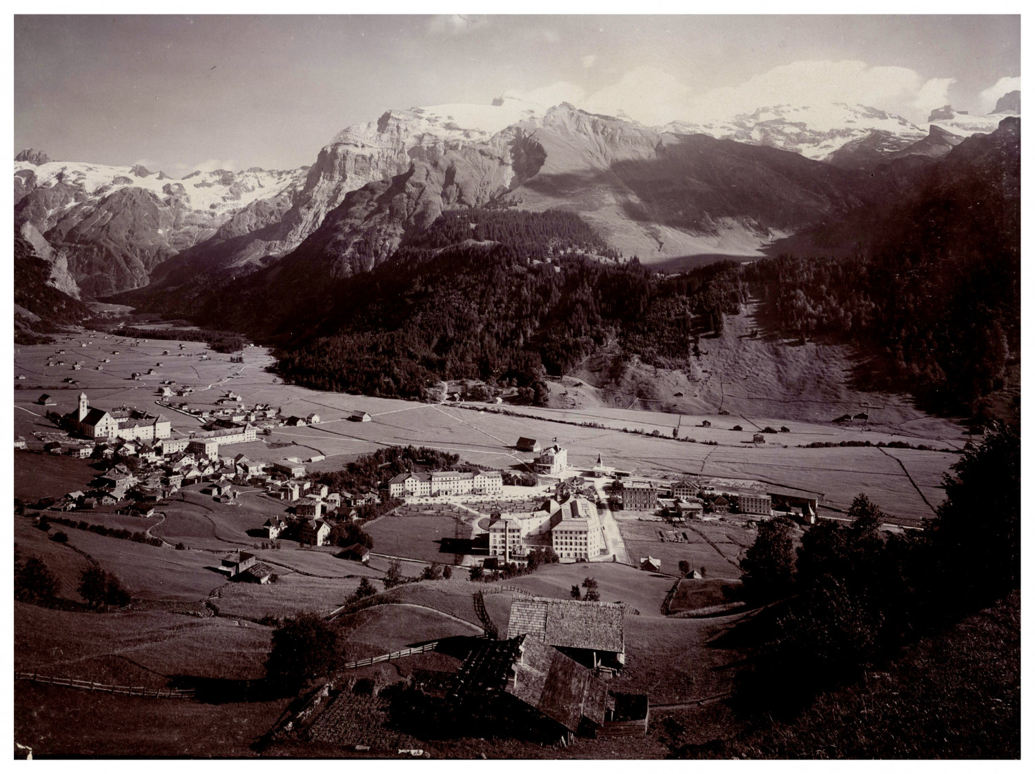Switzerland, Engelberg and the Titlis, Wehrli Vintage Print, Photomécanique 16
