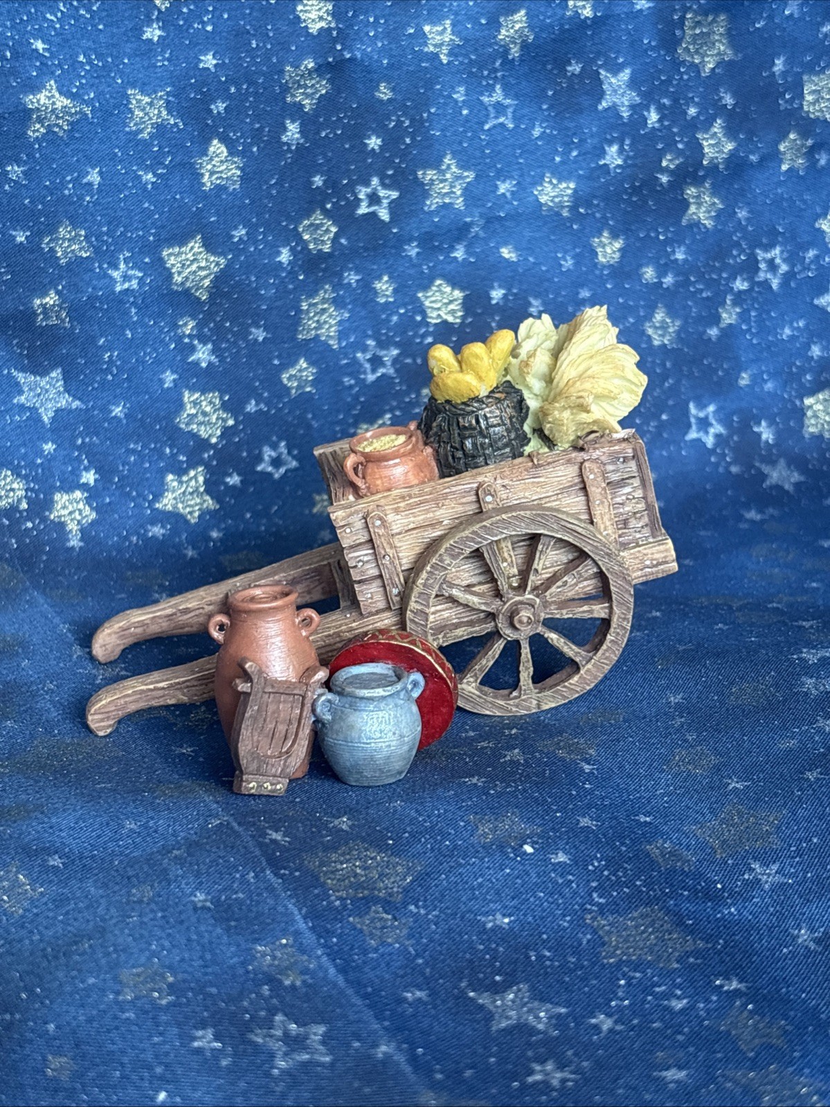 Vintage Fontanini Harvest Cart Set. 5” Scale Nativity Vintage Fontanini Harvest Cart Set. 5” Scale Nativity