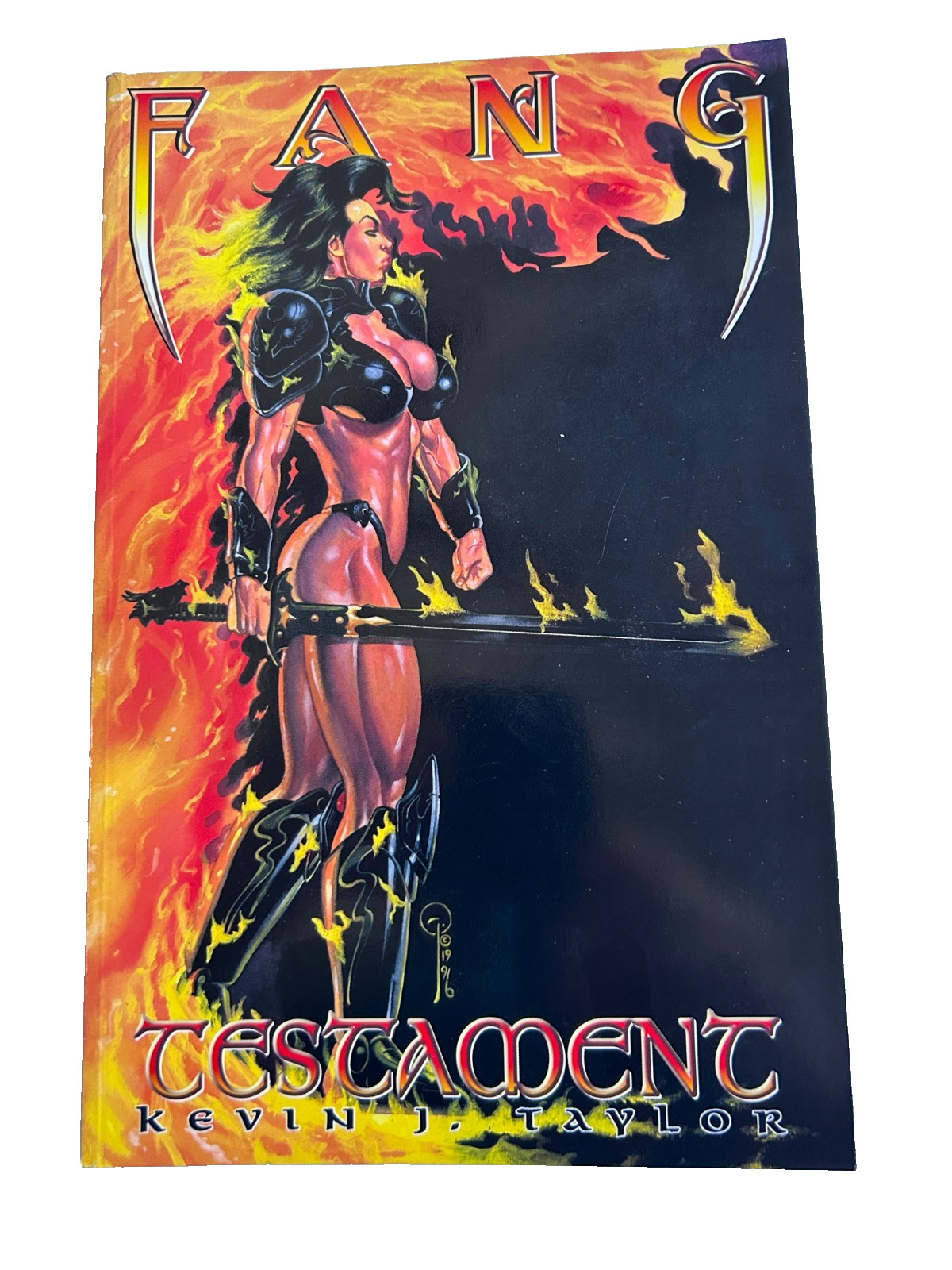 FANG TESTAMENT VOL. 1   by Kevin J. Taylor  - 1998 - TPB - MATURE FANTASY