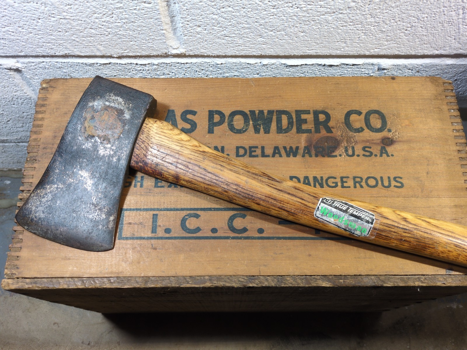 Vintage True Temper USA Woodsman 2.25 Lb. Single Bit Boys/Camp Axe