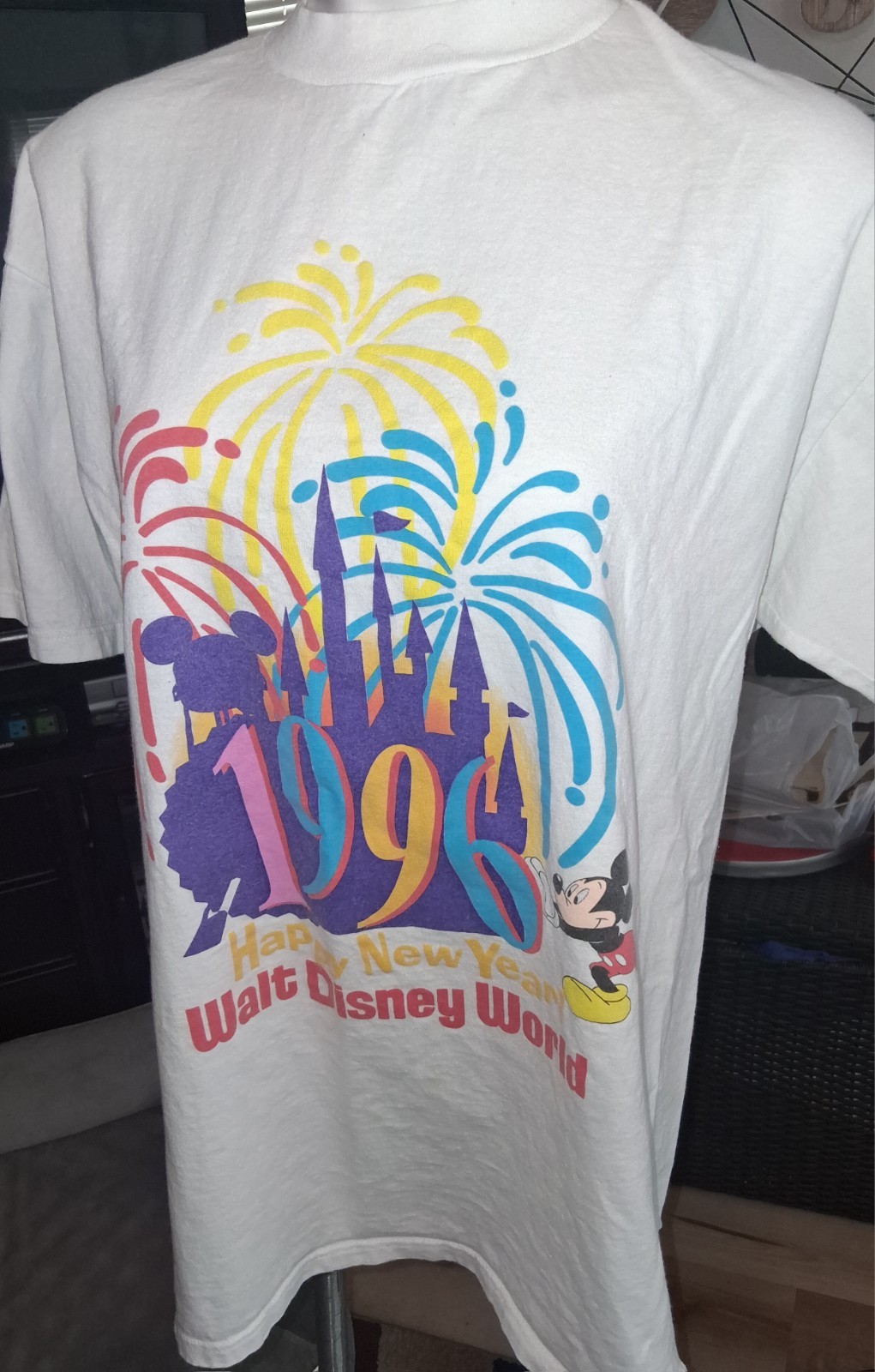 Vintage 1996 Disney Designs Walt Disney World Shirt L/XL