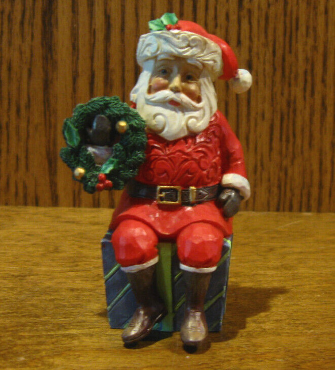 Jim Shore Heartwood Creek Mini's 6011487 SANTA SITTING  3.74