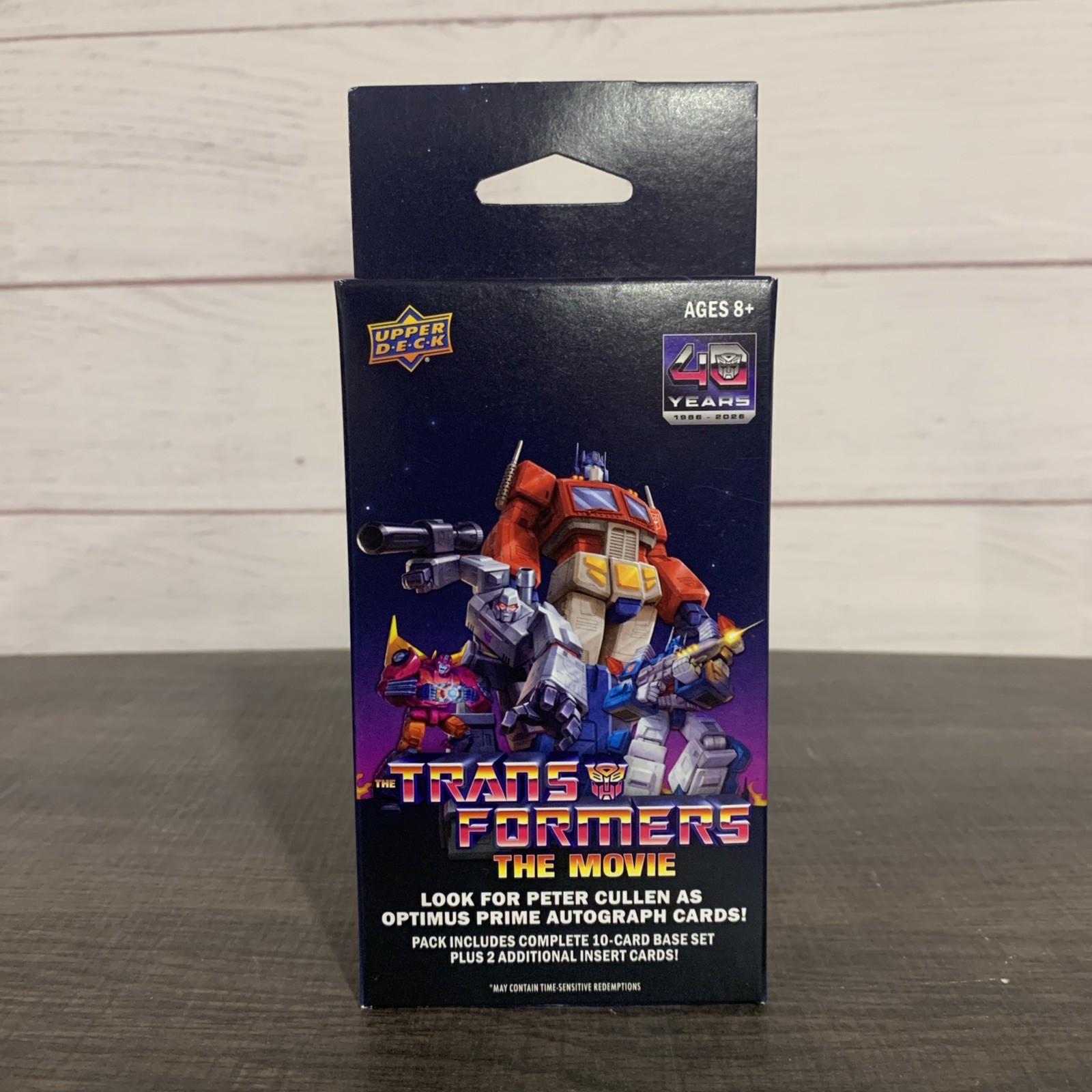 2026 Upper Deck Transformers The Movie Special Edition Trading Cards Hanger Box