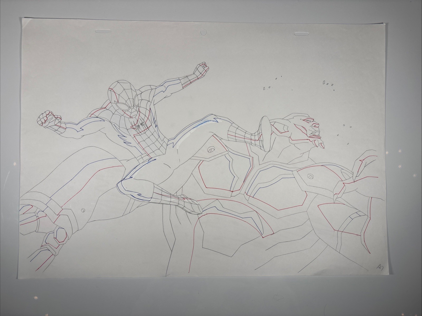 SPIDERMAN Animation Cels Production Art Comic GOBLIN Ultimate Spider-Man #19 S11 SPIDERMAN Animation Cels Production Art Comic GOBLIN Ultimate Spider-Man #19 S11