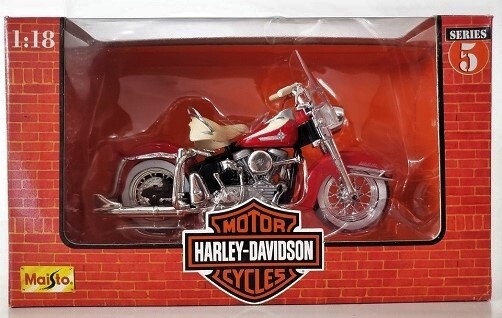 MAISTO 1962 FLH HARLEY DAVIDSON SERIES 5 SLIGHTLY DAMAGED BOX NEW MAISTO 1962 FLH HARLEY DAVIDSON SERIES 5 SLIGHTLY DAMAGED BOX NEW