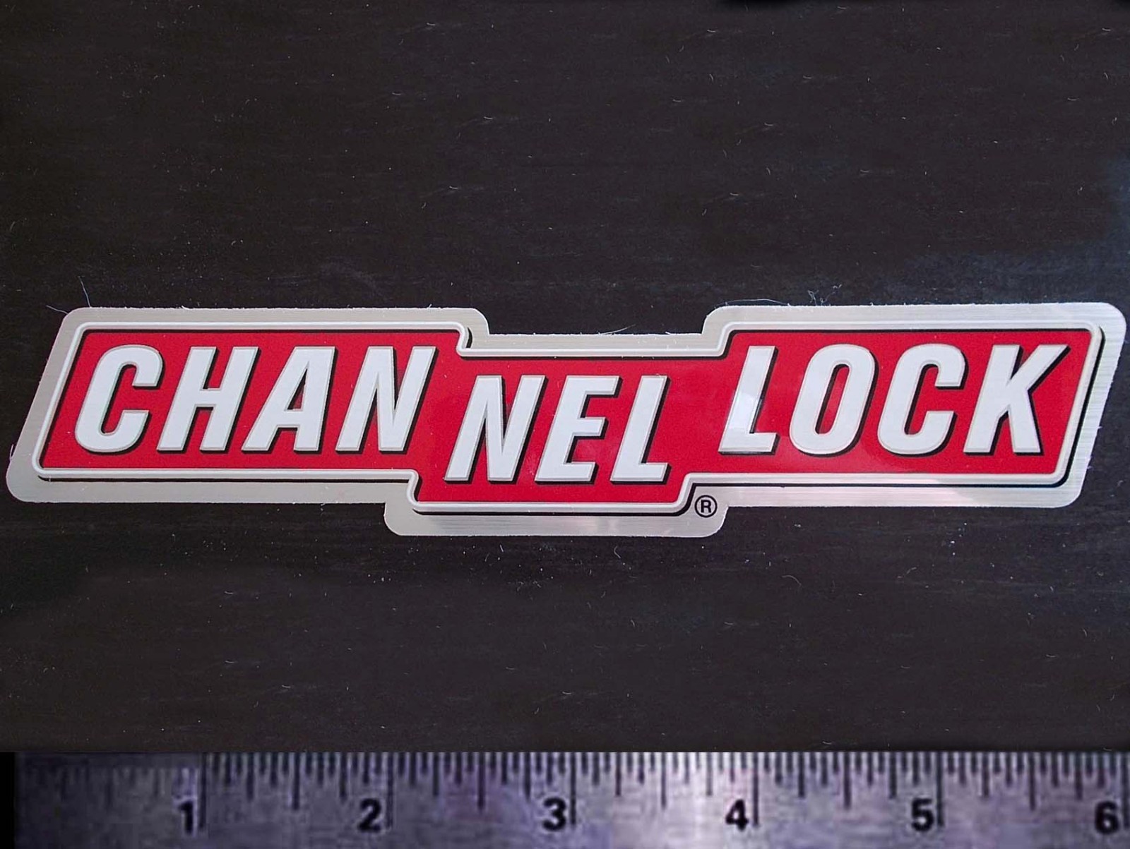 CHANNELLOCK TOOLS - Original Vintage 1980\'s Racing Decal/Sticker 6 inch size