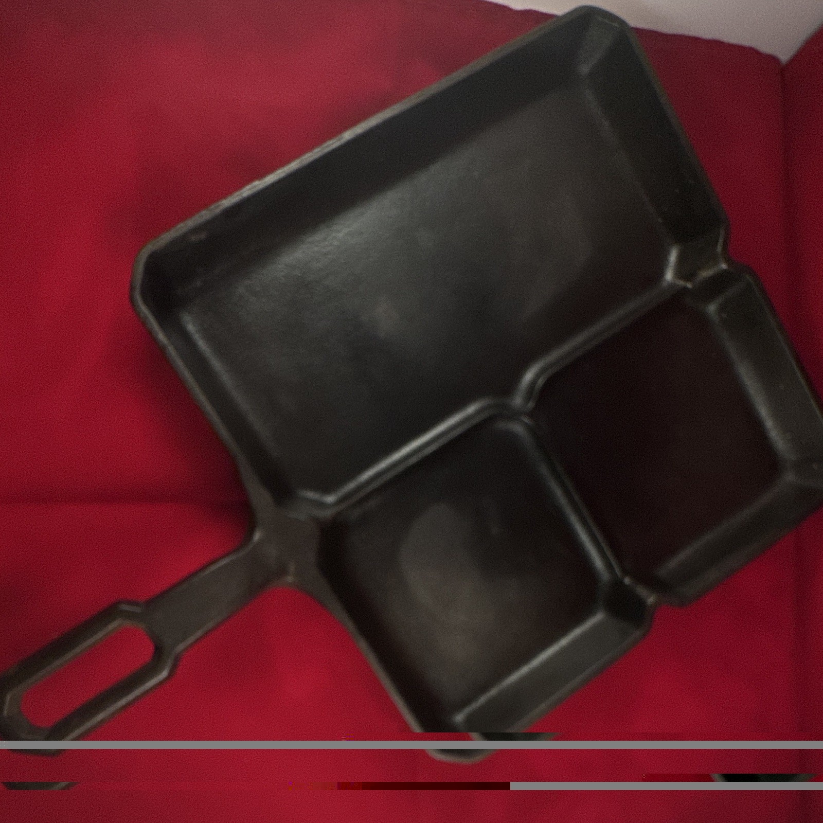 Vintage Griswold 666 Colonial Breakfast Skillet Cast Iron Large Block Logo Vintage Griswold 666 Colonial Breakfast Skillet Cast Iron Large Block Logo