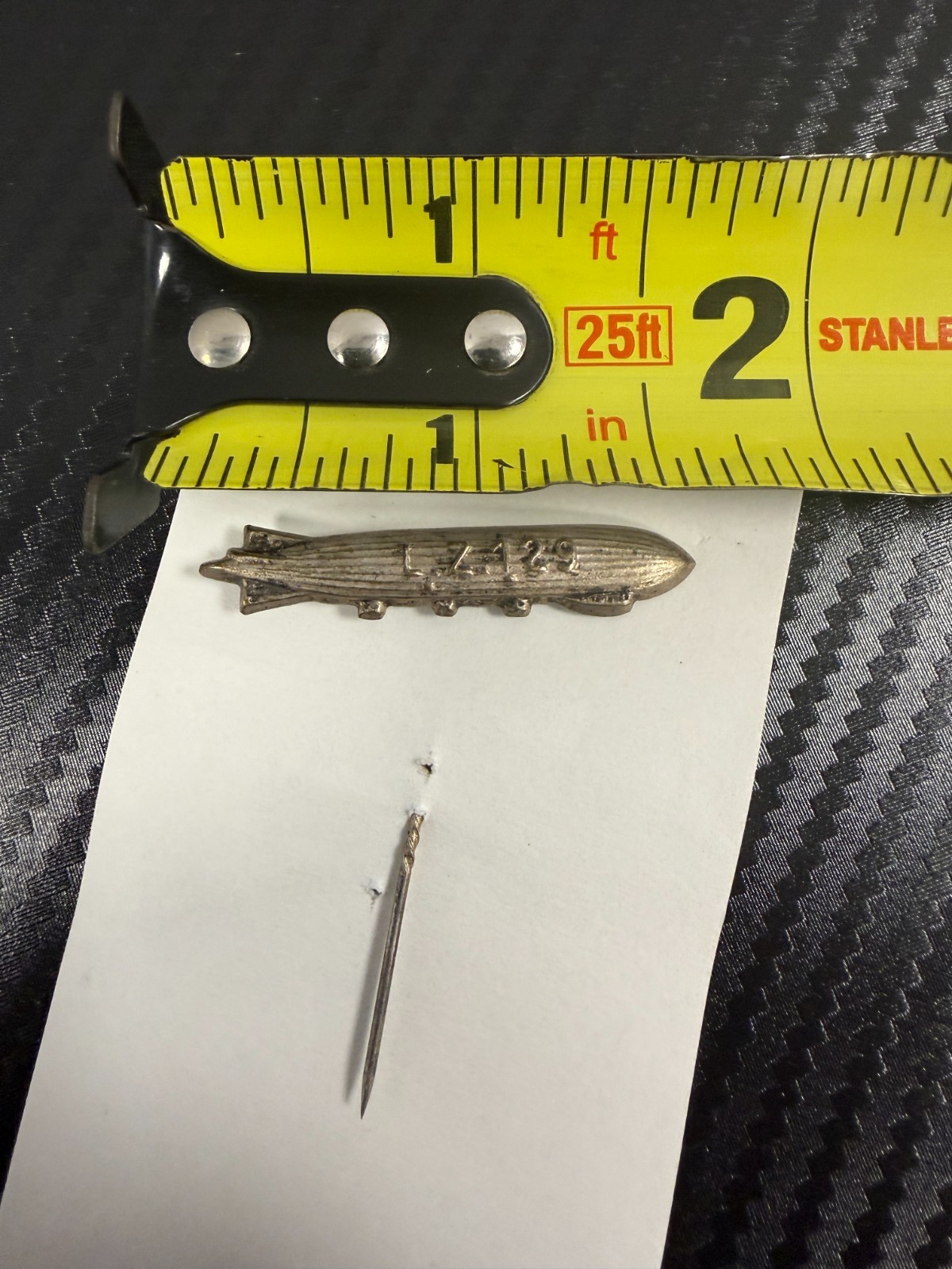 Rare Ca. 1930 Hindenburg Zeppelin LZ 129 Airship German Stick Pin Original