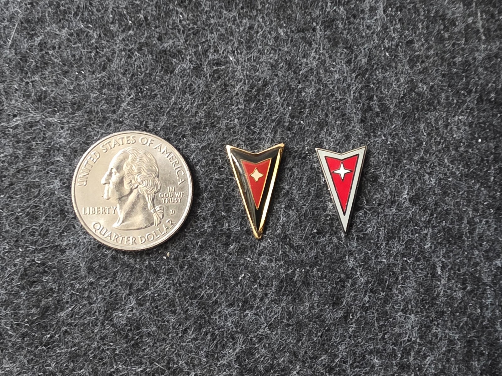 Set of 2 Pontiac Logo Pins Vintage Collectible NOS Set of 2 Pontiac Logo Pins Vintage Collectible NOS