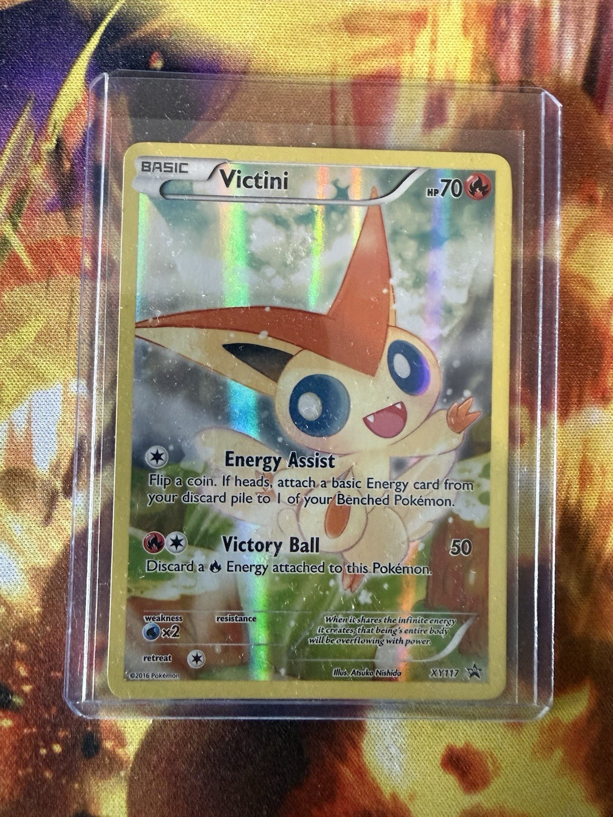 Pokémon Company Victini XY117 XY Promo Holo Pokémon TCG English 2016 70 HP Basic