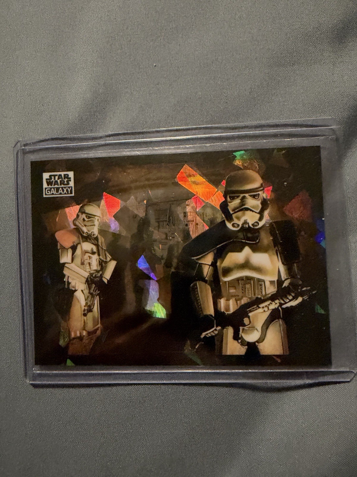2022 Topps Star Wars Galaxy Chrome Refractor #16 Patrolling the Cantina 30/150