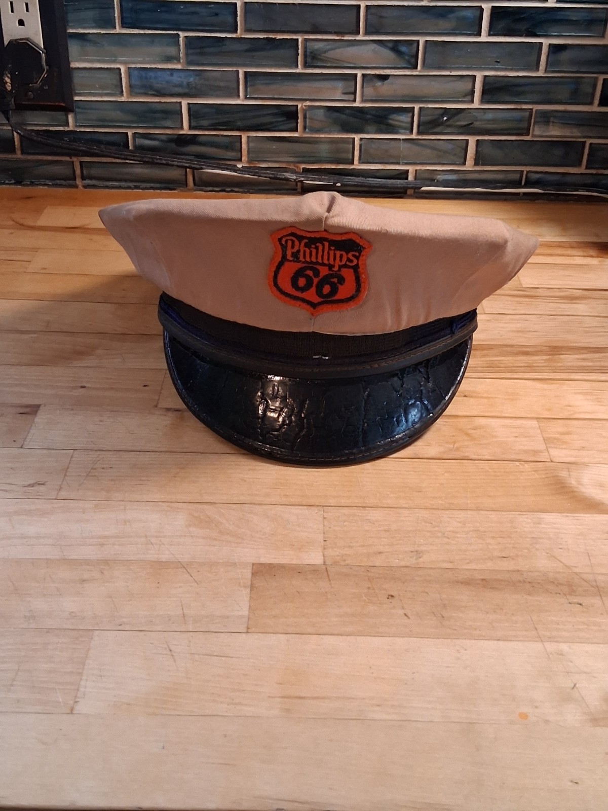 Vintage 1940s Phillips 66 Gas Station Oil Hat