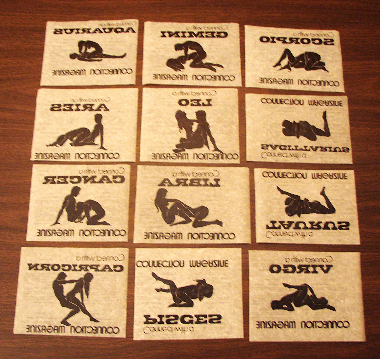 Vintage 70's Complete Set of Sex 
