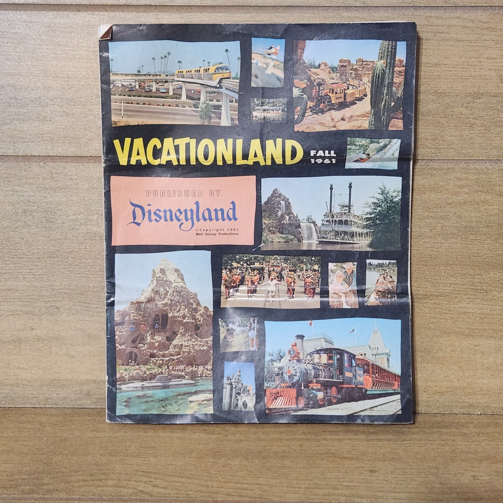 Vintage 1961 Disneyland Vacationland Magazine Fall Walt Disney Map Attractions Vintage 1961 Disneyland Vacationland Magazine Fall Walt Disney Map Attractions