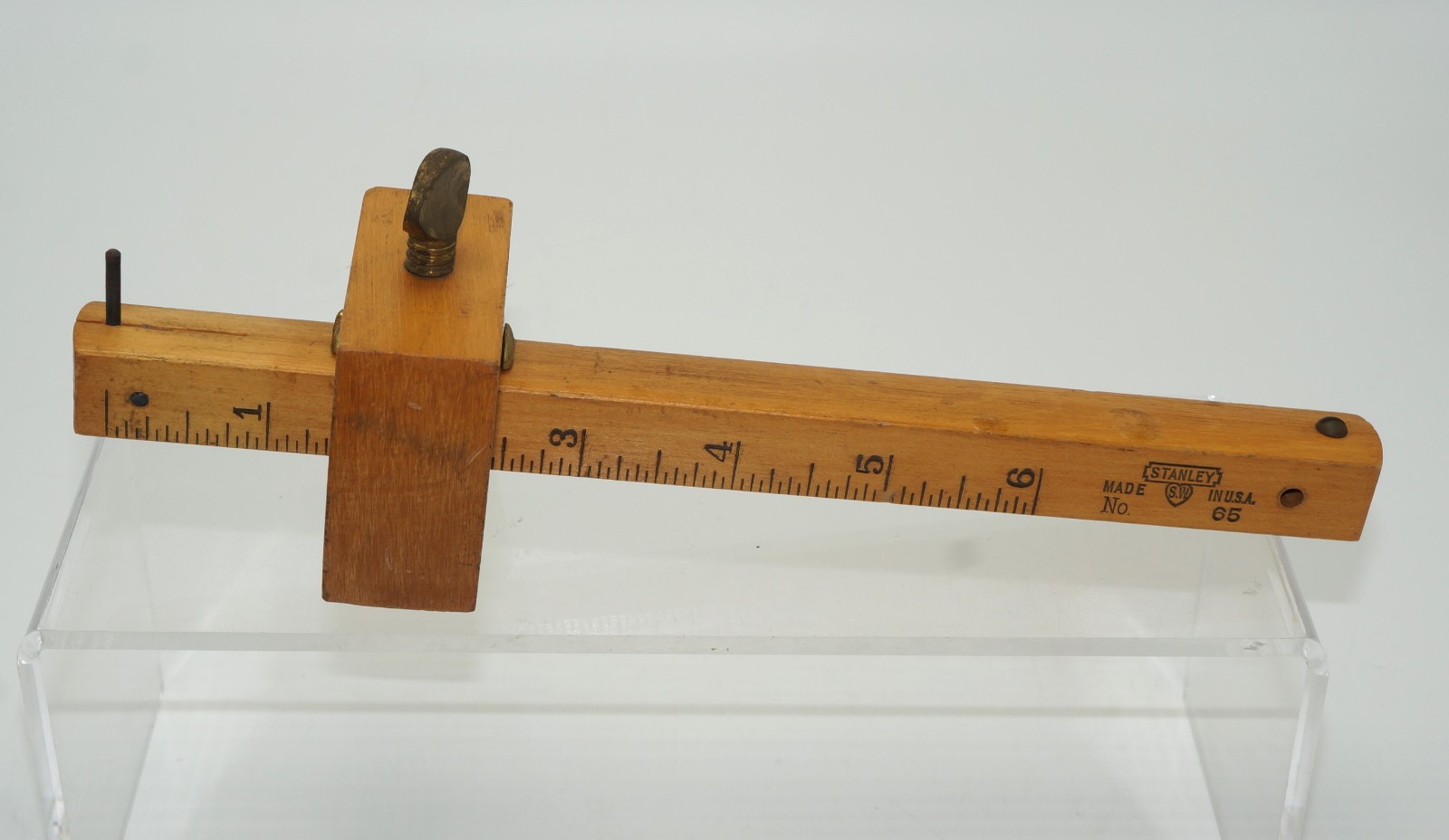 Vintage Stanley NO. 65 Wood Scribe Marking Gauge Tool 8.5\