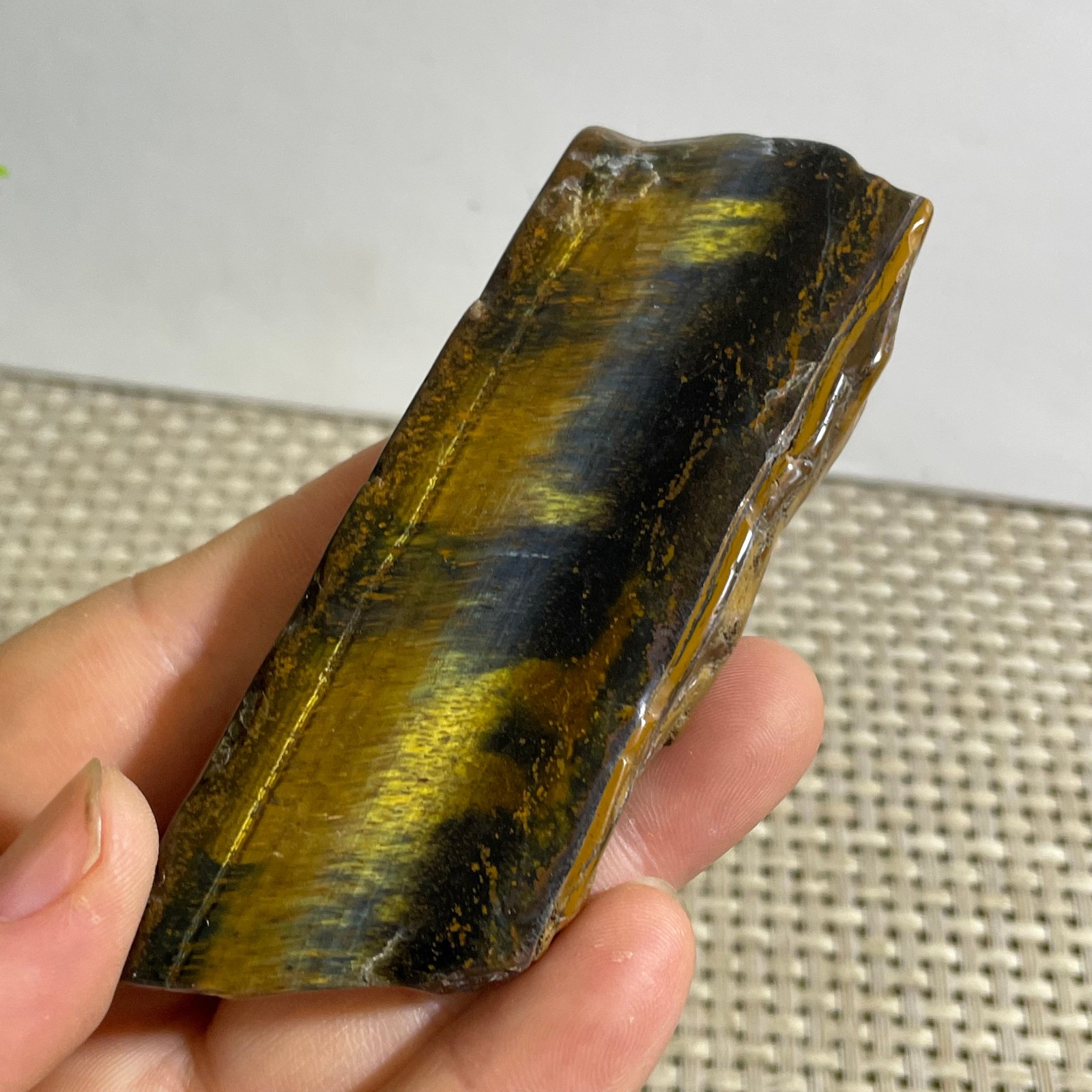73g Natural tiger's-eye Rough Raw Stone Rock Specimen Reiki healing