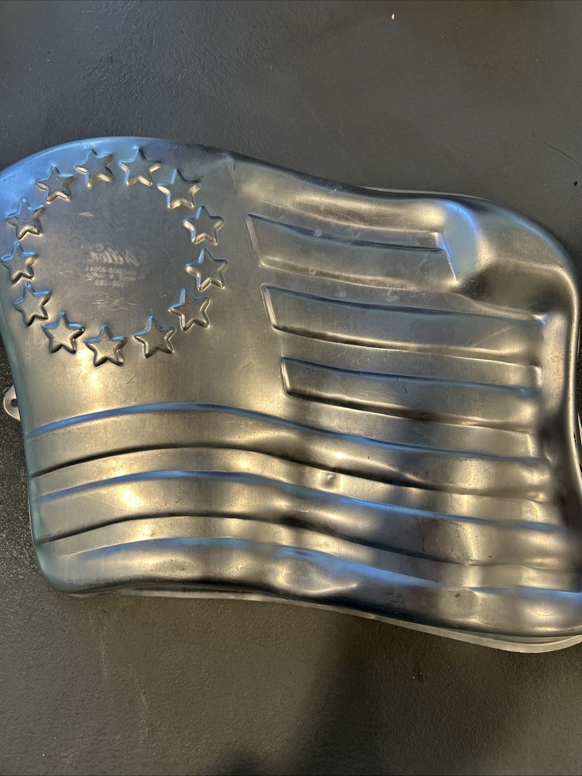 Vintage 1974 Wilton Star Spangled Flag 4th of July Patriotic Cake Pan Vintage 1974 Wilton Star Spangled Flag 4th of July Patriotic Cake Pan
