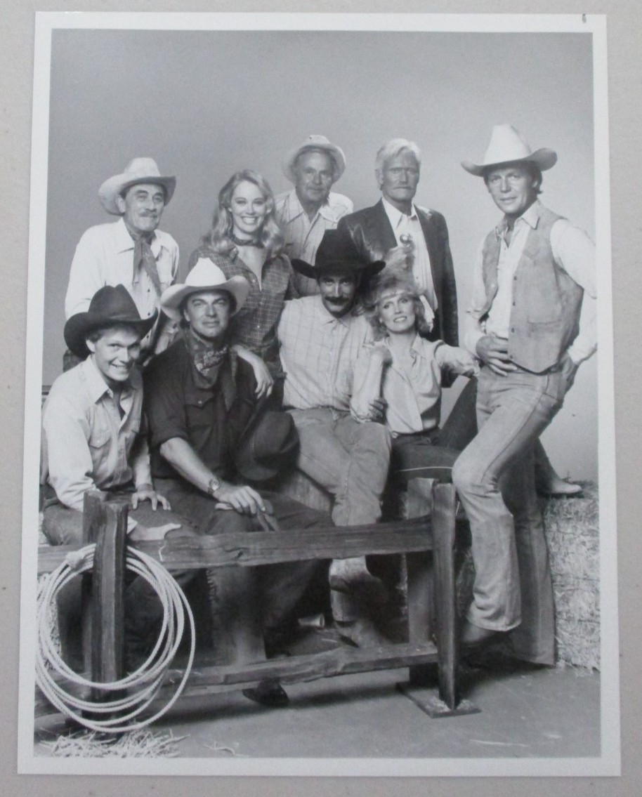 Press Promo Phot 1983 TV Soap Opera The Yellow Rose David Soul & Cast 7X9 U991