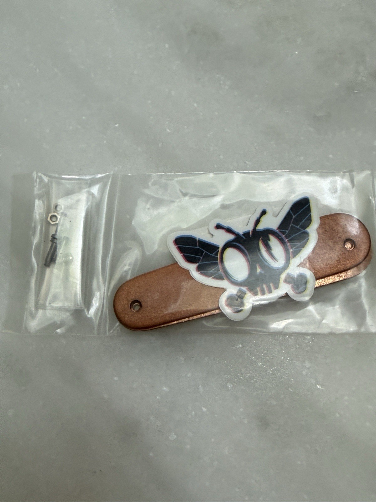 Victorinox Cadet Flytanium Scales - Flat Copper w/Ti Hardware