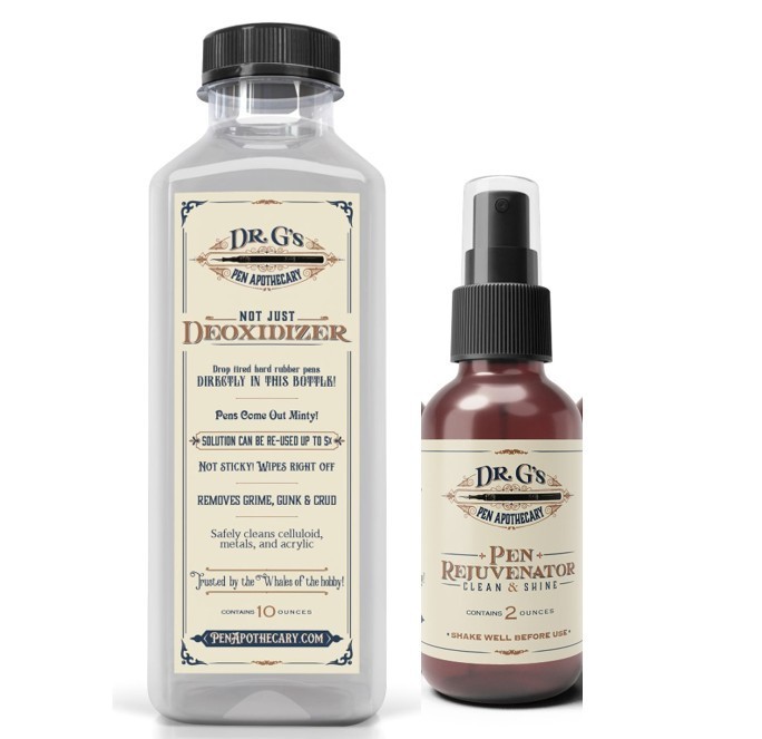 PenApothecary Fountain Pen Restorer’s Package DEOXIDIZER + REJUVENATOR