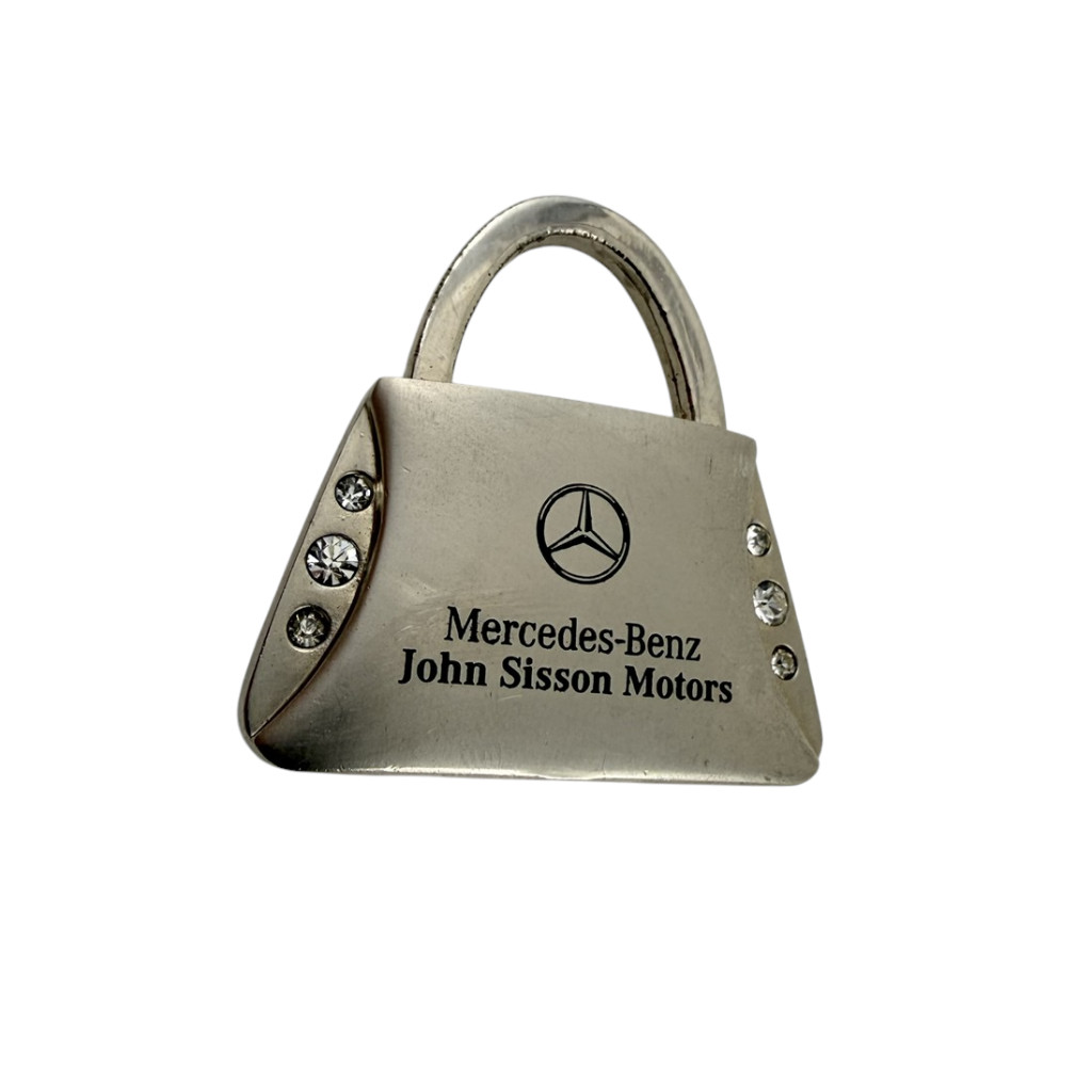 Mercedes Benz RARE Padlock Purse w/ Crystals Dealer Key Fob Car Keychain Mercedes Benz RARE Padlock Purse w/ Crystals Dealer Key Fob Car Keychain
