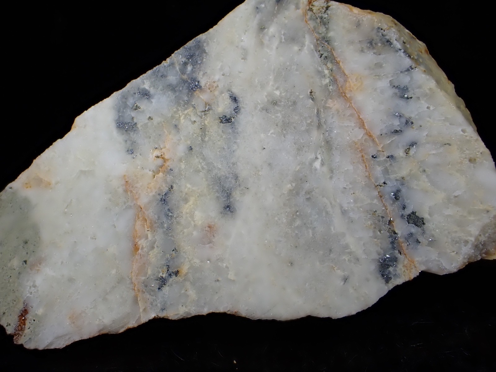 Rare Native Gold var. Electrum, Acanthite & Pearceite Ophir Mine Comstock Nevada Rare Native Gold var. Electrum, Acanthite & Pearceite Ophir Mine Comstock Nevada