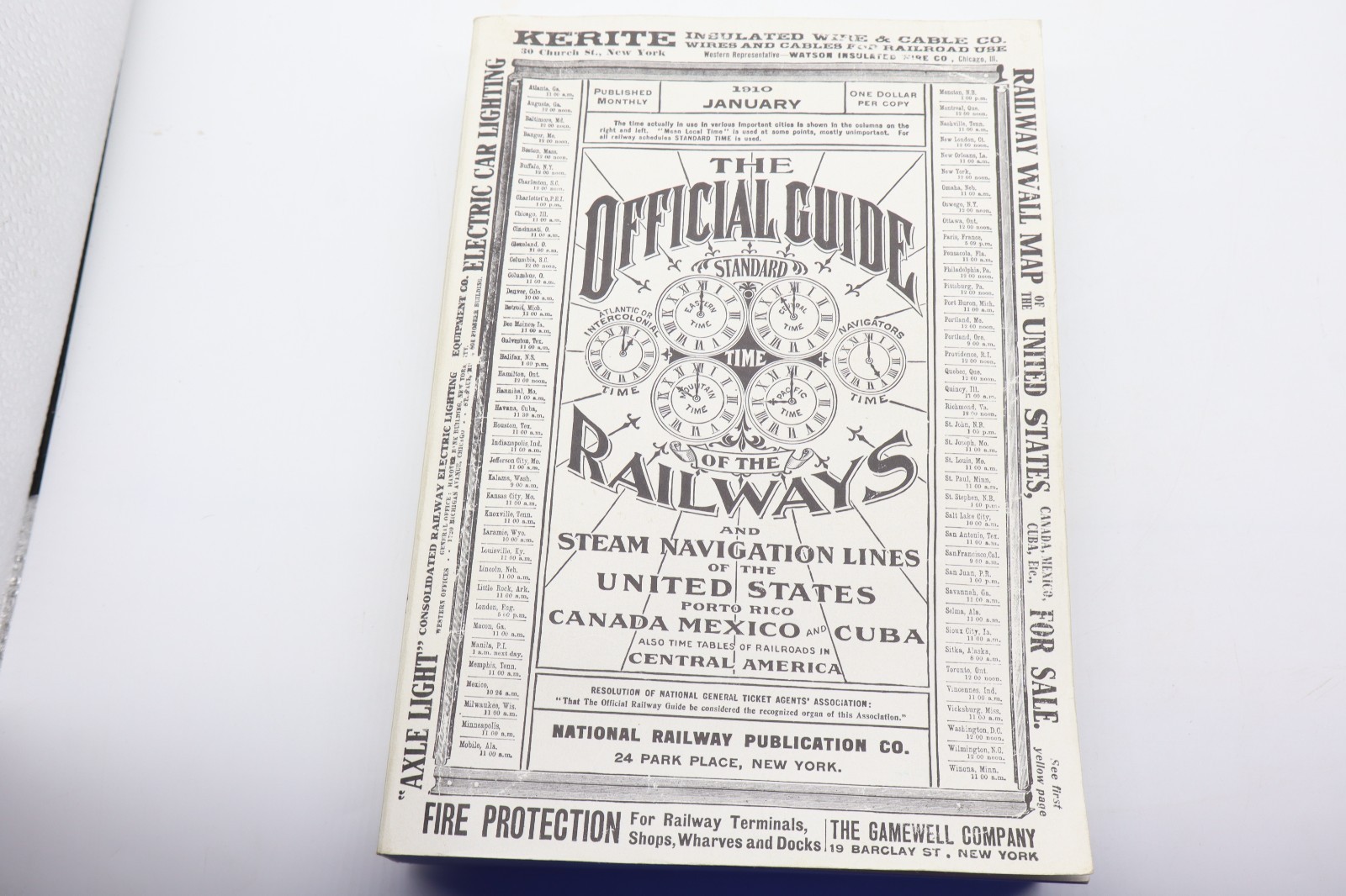 The Official Guide of the Railways January 1910 Reprint The Official Guide of the Railways January 1910 Reprint