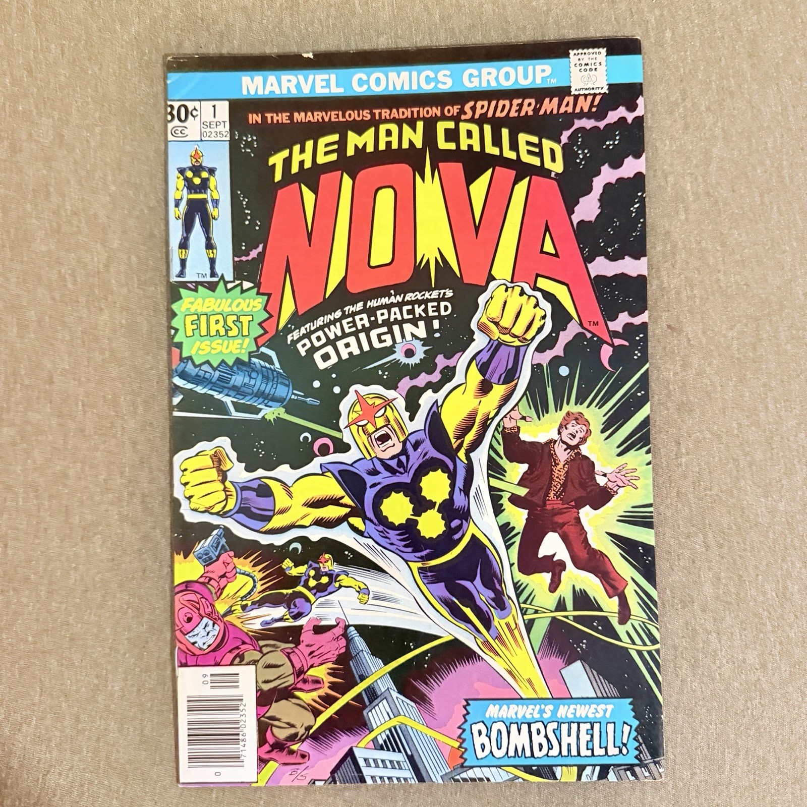 Nova #1 (Marvel Comics September 1976) 1st Appearance Richard Ryder Nova #1 (Marvel Comics September 1976) 1st Appearance Richard Ryder