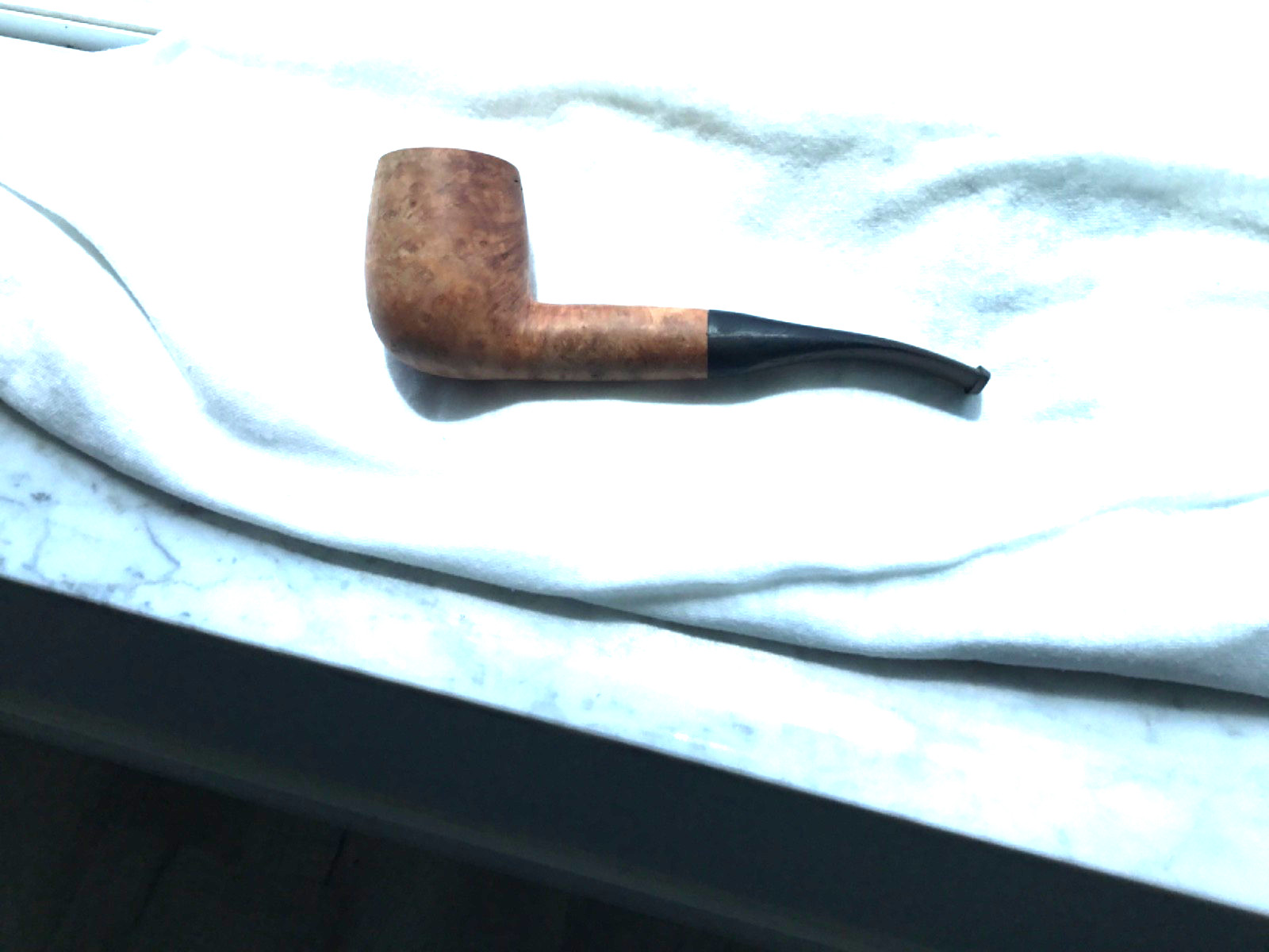 Unfinished jumbo billiard briar pipe