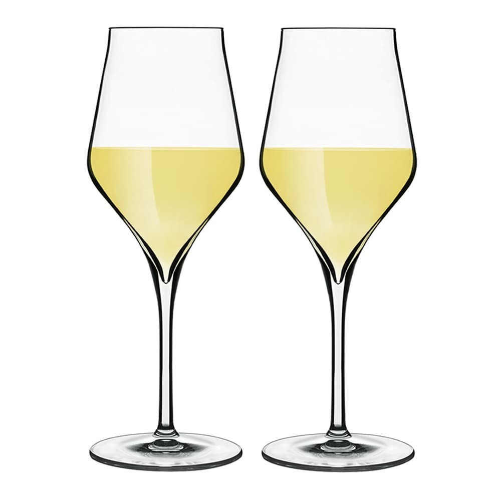 Luigi Bormioli Supermo 11.75 oz Chardonnay White Wine Glasses, Clear Luigi Bormioli Supermo 11.75 oz Chardonnay White Wine Glasses, Clear