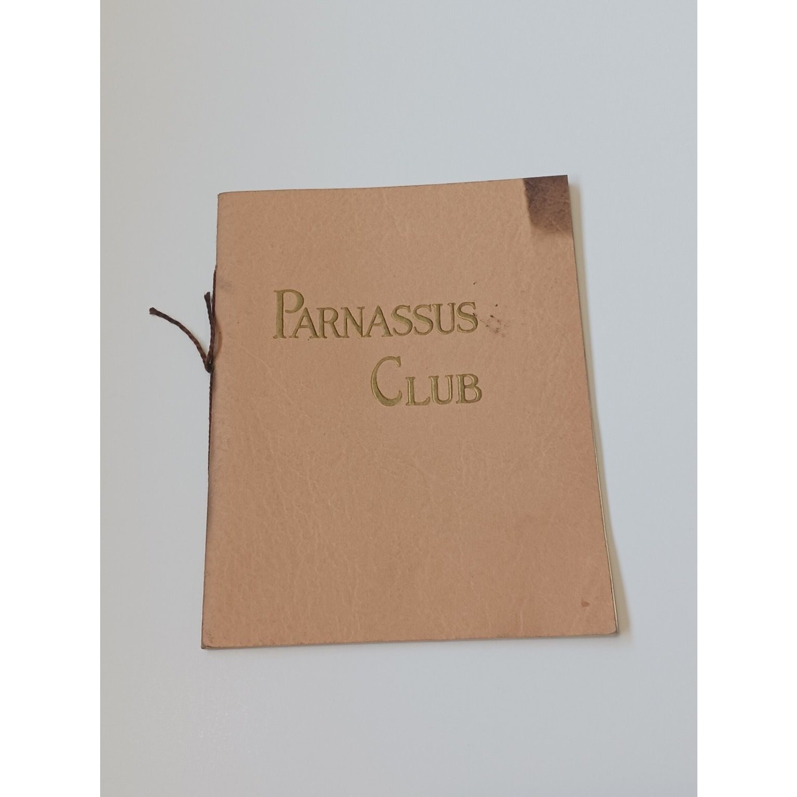 Parnassus Club NYC 1920s Booklet Women\'s Residence Columbia University Ephemera Parnassus Club NYC 1920s Booklet Women\'s Residence Columbia University Ephemera