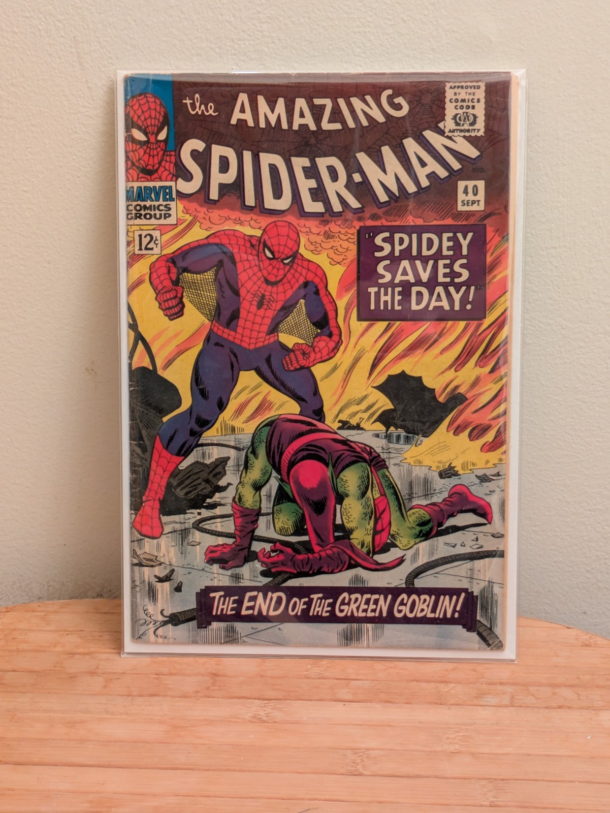 Amazing spider-Man 40 Marvel 1966 GD VG Green Goblin John Romita Stan Lee