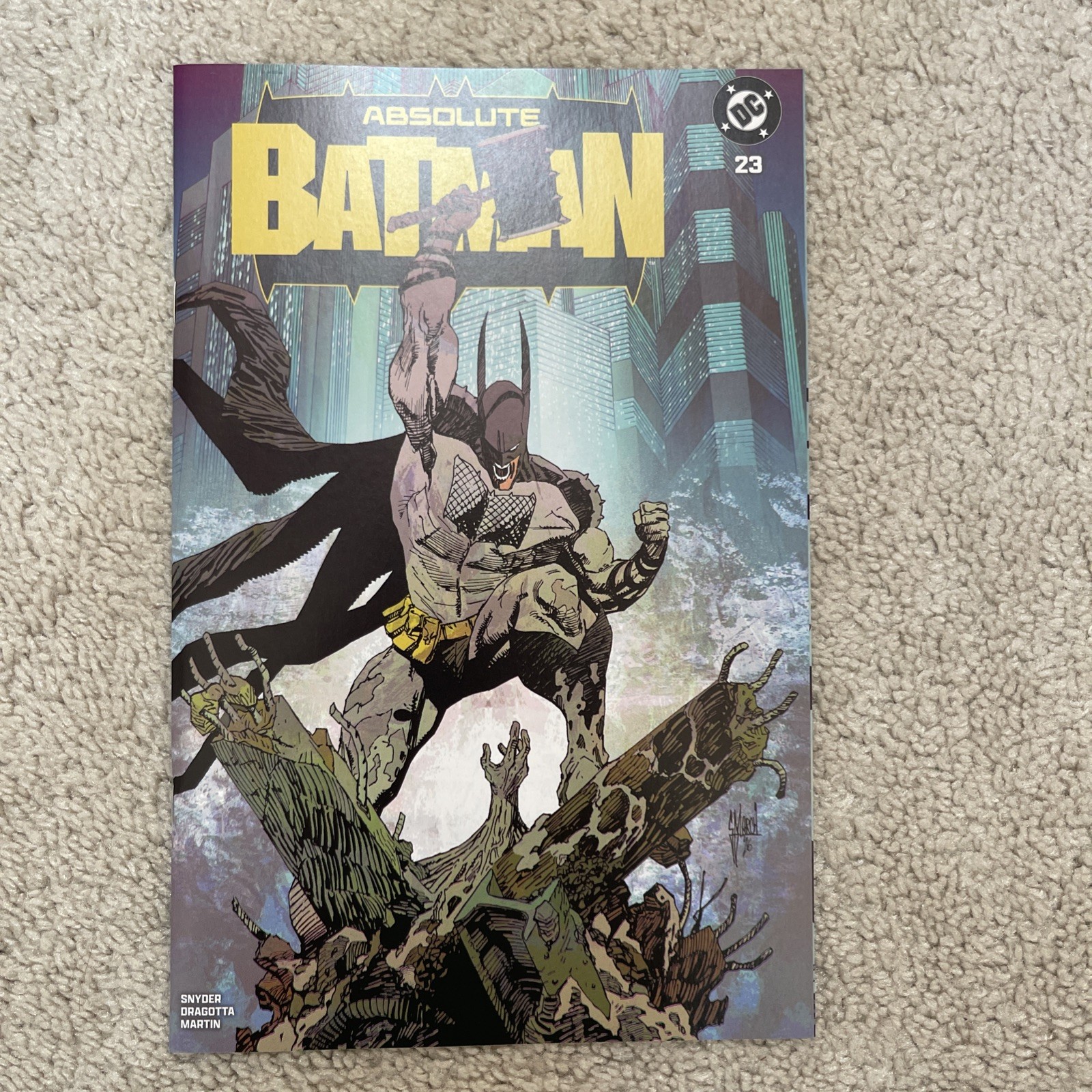 ABSOLUTE BATMAN #23 GUILLEM MARCH EXCLUSIVE VARIANT - 1ST ABSOLUTE CLAYFACE NM ABSOLUTE BATMAN #23 GUILLEM MARCH EXCLUSIVE VARIANT - 1ST ABSOLUTE CLAYFACE NM