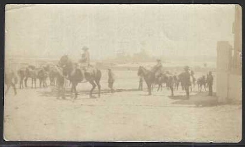 General Leaving His Residence for the Field, March 19, 1915, WWI Original Photo General Leaving His Residence for the Field, March 19, 1915, WWI Original Photo
