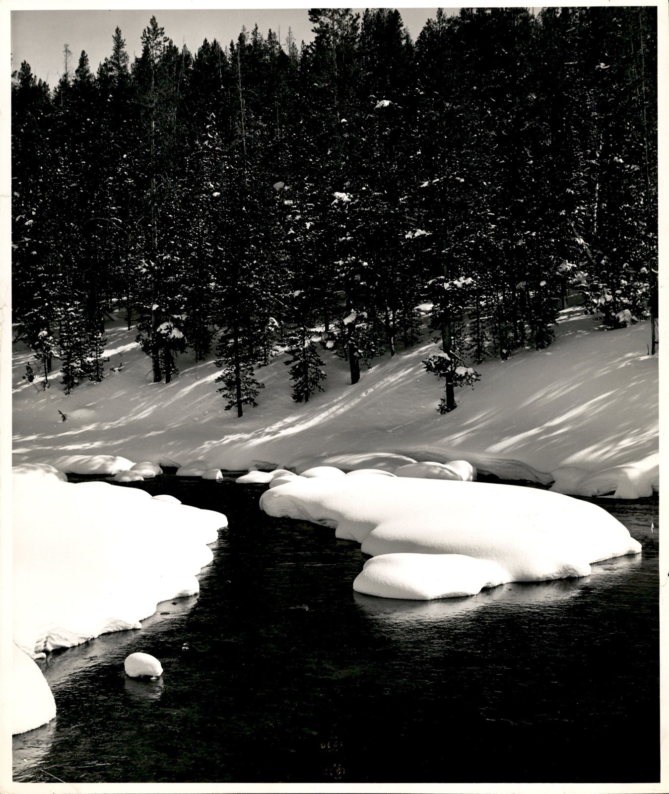 LD425 1967 Oversized Orig Photo GARDINER RIVER YELLOWSTONE NATIONAL PARK WYOMING LD425 1967 Oversized Orig Photo GARDINER RIVER YELLOWSTONE NATIONAL PARK WYOMING