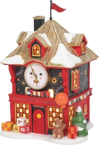 FAO SCHWARZ TOY EMPORIUM  North Pole  MIB D56 6009773
