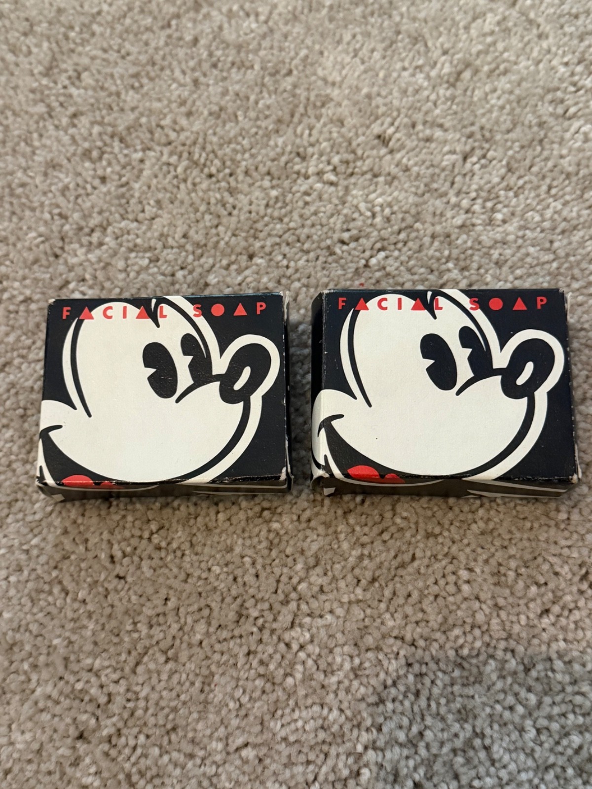 Vintage Walt Disney Resorts Mickey Mouse 1.25oz. Facial Soap Lot Of Two Vintage Walt Disney Resorts Mickey Mouse 1.25oz. Facial Soap Lot Of Two
