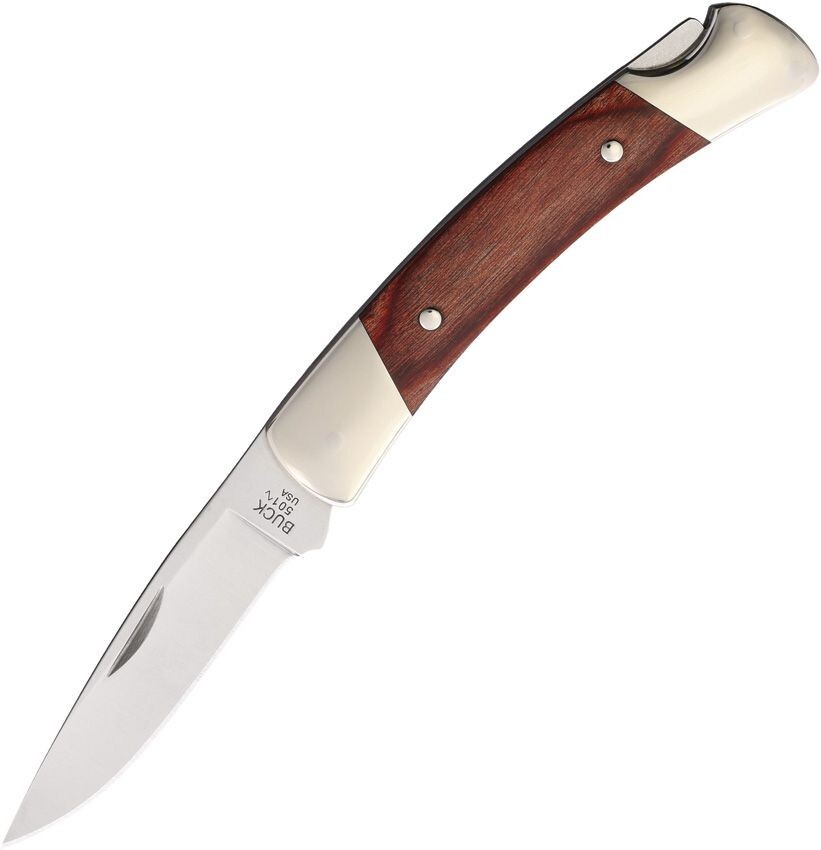 BUCK KNIFE - SQUIRE LOCKBACK - #501RWS - ROSEWOOD HANDLES - 3 3/4